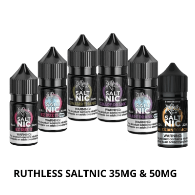 Ruthless Vapor Salt Nicotine 35mg & 50mg Dubai UAE