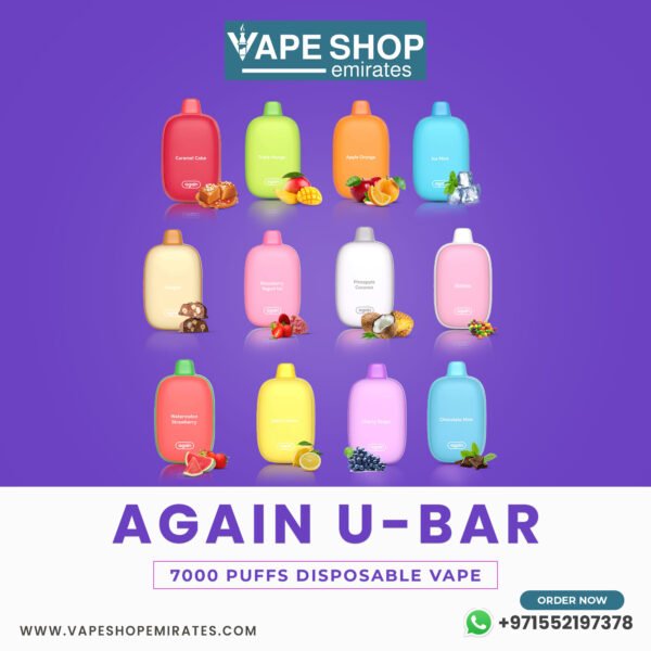 Again U-bar 7000 Puffs Disposable Vape in UAE