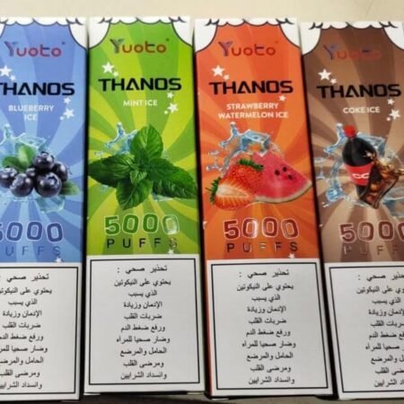 Yuoto Thanos 5000 Puffs Disposable Vape in Dubai UAE (Arabic)