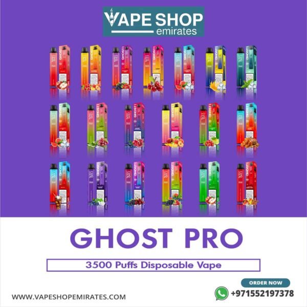 Ghost Pro 3500 Puffs Disposable Vape in UAE