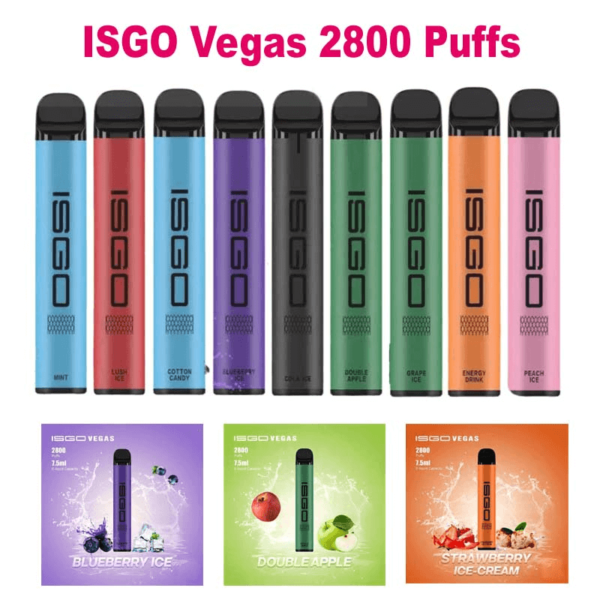 Isgo Vegas 2800 Puffs Disposable Vape in UAE