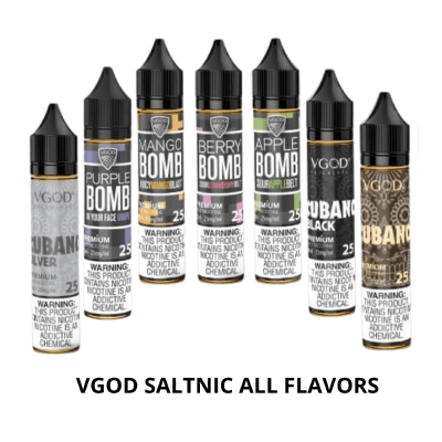 Vgod Salt Nic E-liquid 20mg, 25mg & 50mg Dubai UAE