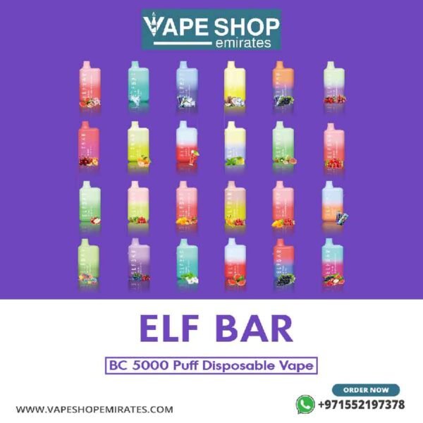 Elf Bar Bc 5000 Puffs Disposable Vape in UAE