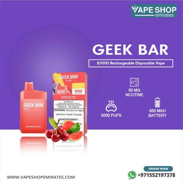 Geek Bar B5000 Rechargeable Disposable Vape in UAE - Image 4