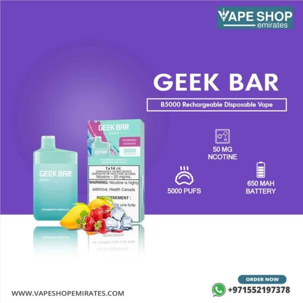 Geek Bar B5000 Rechargeable Disposable Vape in UAE - Image 6