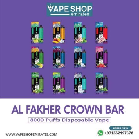 Al Fakher Crown Bar 8000 Puffs Disposable Vape in UAE