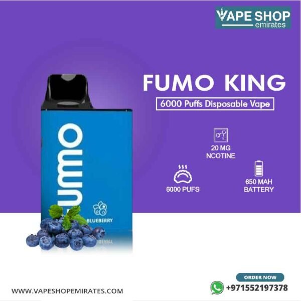 Fumo King 6000 Puffs Disposable Vape in UAE