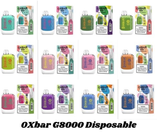 OXBAR G8000 Puffs Disposable Vape in Dubai