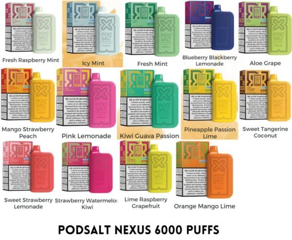 Pod Salt Nexus 6000 Puffs Disposable Vape