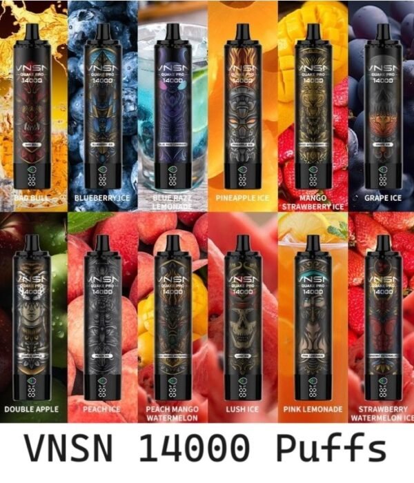 VNSN QUAKE PRO 14000 Puffs Disposable Vape in Dubai UAE