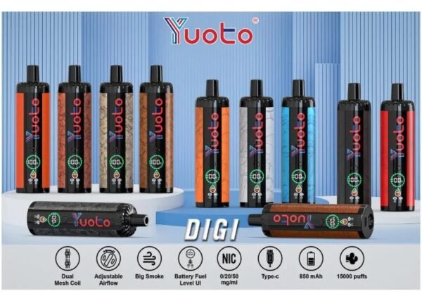 Yuoto DIGI 15000 Puffs Disposable Vape in UAE