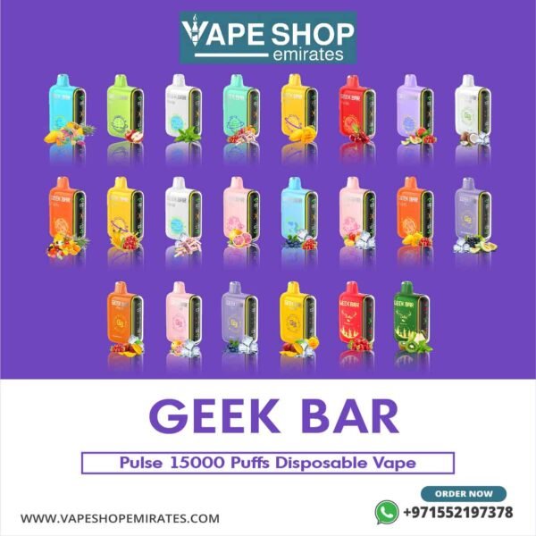 GEEK Bar Pulse 15000 Puffs Disposable Vape In UAE