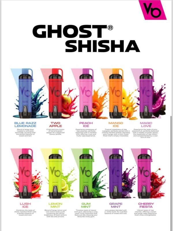 Ghost Shisha 15000 Puffs Disposable Vape in Dubai UAE - Image 5