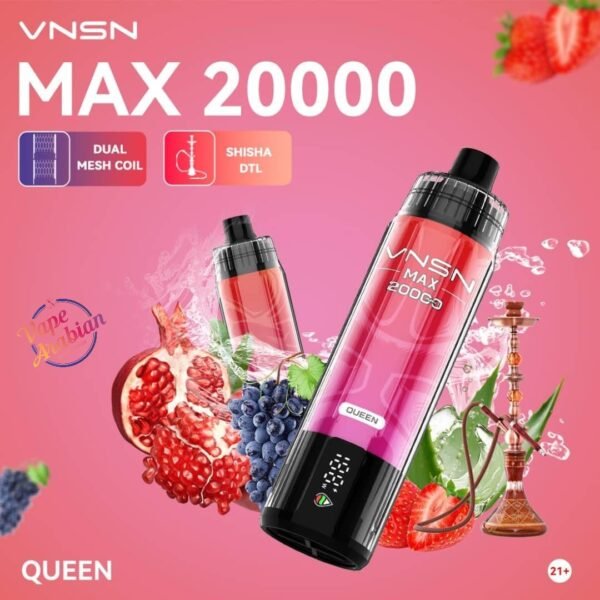 VNSN Max Shisha 20000 Puffs Disposable Vape In UAE - Image 7